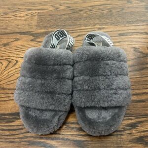 Fluff Yeah Ugg sling back slippers